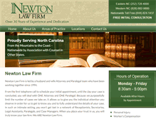 Tablet Screenshot of newtonlaw.com